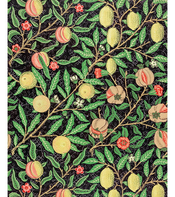 Fruit Pattern Paint with Diamonds - William Morris - Art Providore