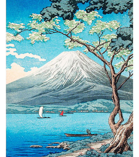 Mount Fuji from Lake Yamanaka Paint with Diamonds - Hiroaki Takahashi - Art Providore