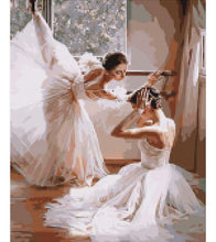 Load image into Gallery viewer, Practicing Ballerinas Paint with Diamonds - Art Providore