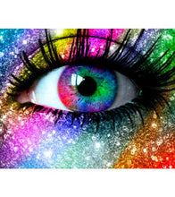 Load image into Gallery viewer, Rainbow Eyes Paint with Diamonds - Art Providore