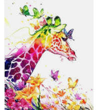 Load image into Gallery viewer, Rainbow Giraffe Paint with Diamonds - Art Providore