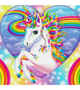 Rainbow Unicorn Paint with Diamonds - Art Providore