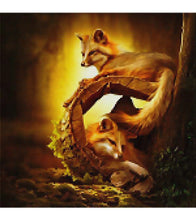 Load image into Gallery viewer, Red Foxes Paint with Diamonds - Art Providore
