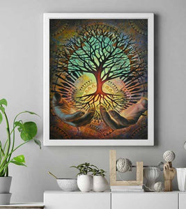 Sacred Tree of Life Paint with Diamonds - Art Providore