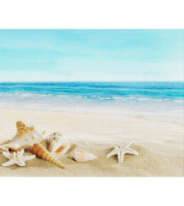 Seashells by the Beach Paint with Diamonds - Art Providore