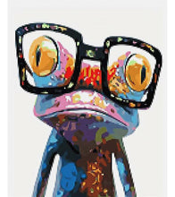 Load image into Gallery viewer, Spectacles Frog Paint with Diamonds - Art Providore