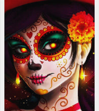 Load image into Gallery viewer, Sugar Skull Girl Paint with Diamonds II - Art Providore