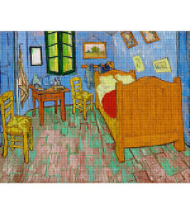 The Bedroom Paint with Diamonds - Vincent van Gogh - Art Providore