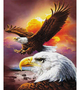 The Great Bald Eagles Paint with Diamonds - Art Providore