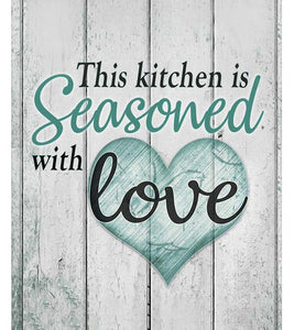 This Kitchen is Seasoned with Love Paint with Diamonds - Art Providore