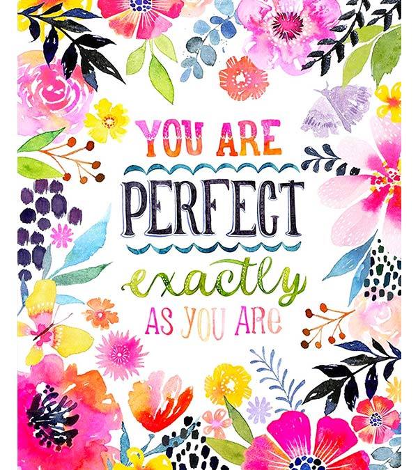 You Are Perfect Exactly As You Are Paint with Diamonds - Art Providore