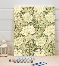 Load image into Gallery viewer, Chrysanthemum Pattern Paint by Numbers - William Morris - Art Providore