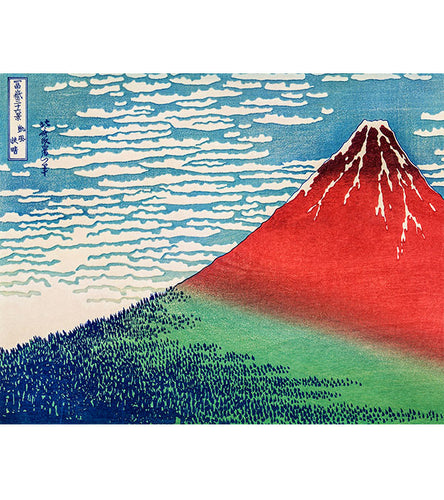 Fine Wind Clear Morning Paint by Numbers - Katsushika Hokusai - Art Providore
