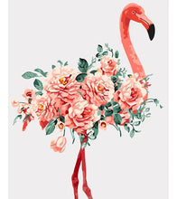 Load image into Gallery viewer, Floral Flamingo Paint by Numbers - Art Providore