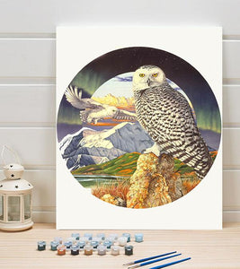 Flying Owl Paint by Numbers - Art Providore