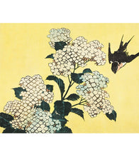 Load image into Gallery viewer, Hydrangea and Swallow Paint by Numbers - Katsushika Hokusai - Art Providore