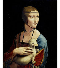 Load image into Gallery viewer, Lady with an Ermine Paint by Numbers - Leonardo da Vinci - Art Providore