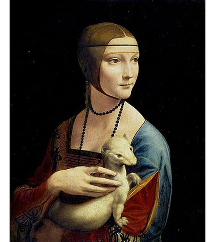 Lady with an Ermine Paint by Numbers - Leonardo da Vinci - Art Providore