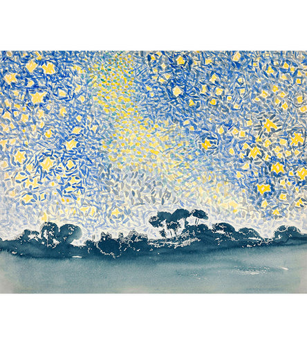 Landscape with Stars Paint by Numbers - Henri-Edmond Cross - Art Providore