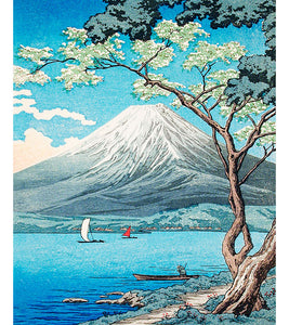Mount Fuji from Lake Yamanaka Paint by Numbers - Hiroaki Takahashi - Art Providore
