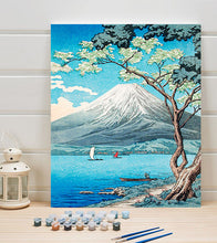 Load image into Gallery viewer, Mount Fuji from Lake Yamanaka Paint by Numbers - Hiroaki Takahashi - Art Providore