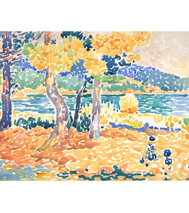 Pines on the Coastline Paint by Numbers - Henri-Edmond Cross - Art Providore