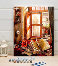 Load image into Gallery viewer, Reading by the Window Paint by Numbers - Art Providore