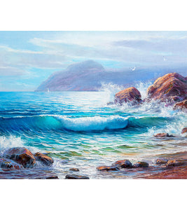 Sea Waves Paint by Numbers