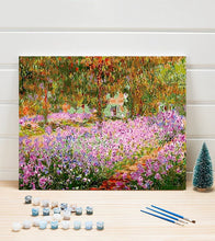 Load image into Gallery viewer, The Artist&#39;s Garden at Giverny Paint by Numbers - Claude Monet