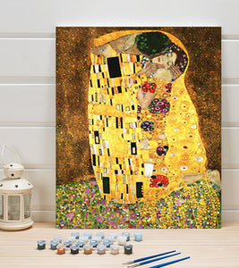 The Kiss Paint by Numbers - Gustav Klimt - Art Providore