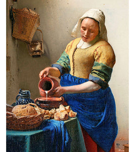 The Milkmaid Paint by Numbers - Johannes Vermeer - Art Providore