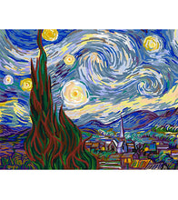 Load image into Gallery viewer, The Starry Night Paint by Numbers - Vincent van Gogh - Art Providore