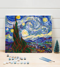 Load image into Gallery viewer, The Starry Night Paint by Numbers - Vincent van Gogh - Art Providore
