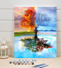Load image into Gallery viewer, Tree of Four Seasons Paint by Numbers