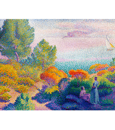 Two Women by the Shore Paint by Numbers - Henri-Edmond Cross - Art Providore