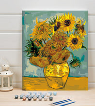 Load image into Gallery viewer, Vase with Twelve Sunflowers Paint by Numbers - Vincent van Gogh - Art Providore