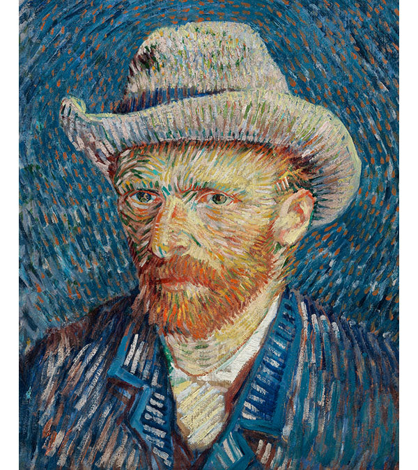 Self-Portrait with Grey Felt Hat Paint by Numbers - Vincent van Gogh - Art Providore