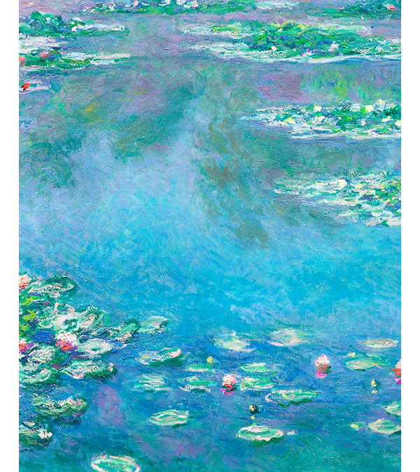 Placemats set (4 or 6), Water Lilies, Claude Monet, Art print
