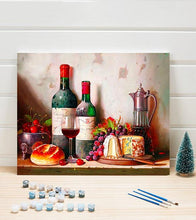Load image into Gallery viewer, Wine and Cheese Paint by Numbers - Art Providore